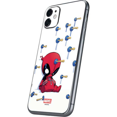 Marvel Deadpool Babypool Playing iPhone 11 Skin